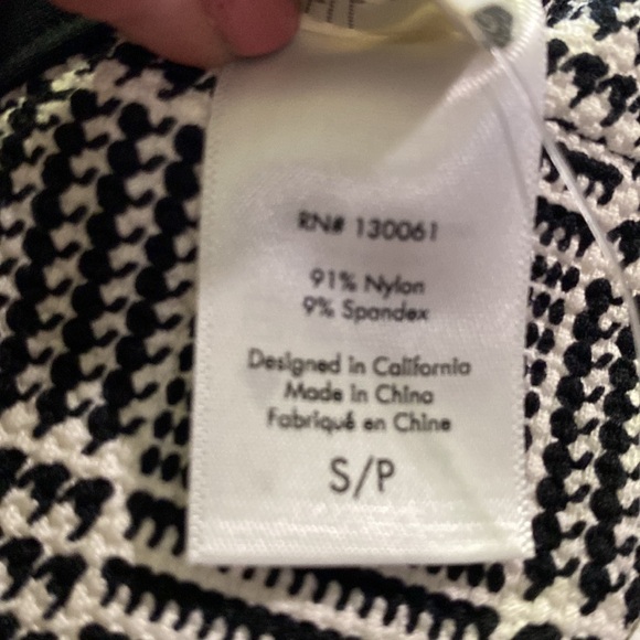 L*Space Helena Bikini Top in Best I Ever Plaid, Size Small, Black Piping, NWT - Picture 7 of 13